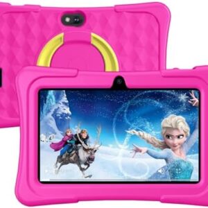 Kids Tablet, 7 inch Android Tablet for Kids, 6GB RAM 32GB ROM Quad-Cor…