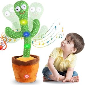 Kids Dancing Talking Cactus Toys for Baby Boys and Girls, Singing Mimi…