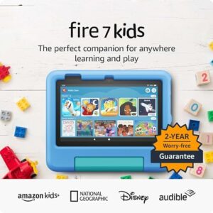 Amazon Fire 7 Kids tablet, ages 3-7 | Encourage curiosity with a table…