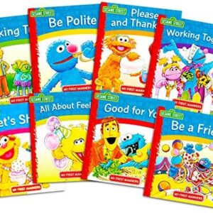 Sesame Street Elmo Manners Books for Kids Toddlers – Set of 8 Manners …